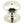 From The Anvil's Polished Nickel Prestbury Centre Door Knob
