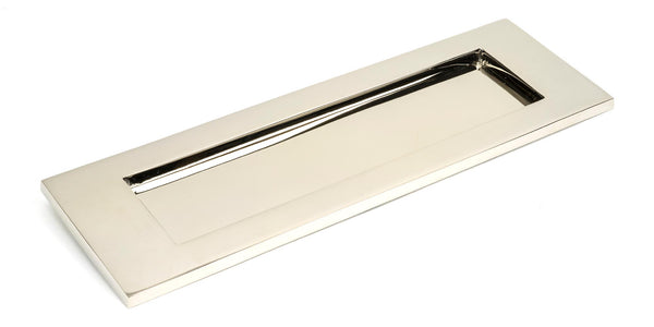 From The Anvil's Polished Nickel Letter Plate