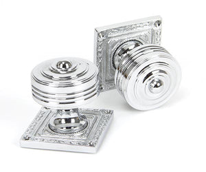 From The Anvil, Tewkesbury Square Mortice Knob Set, Door Knobs, Mortice Door Knobs, Mortice Knobs