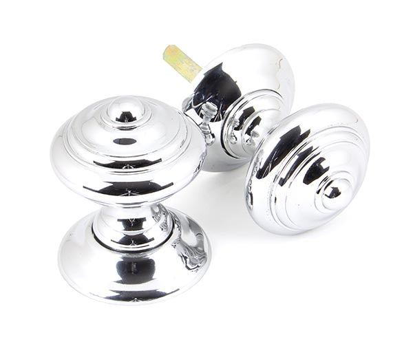 Polished Chrome Elmore Concealed Mortice Knob Set