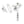 From The Anvil's Polished Chrome Locking Reeded Fastener