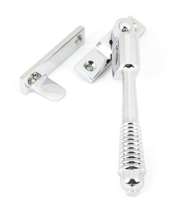 From The Anvil's Polished Chrome Night-Vent Locking Reeded Fastener