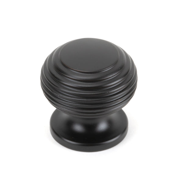 From The Anvil's Aged Bronze Beehive Cabinet Knob
