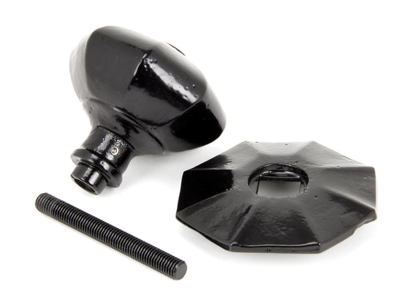 Octagonal Centre Door Knob by From The Anvil