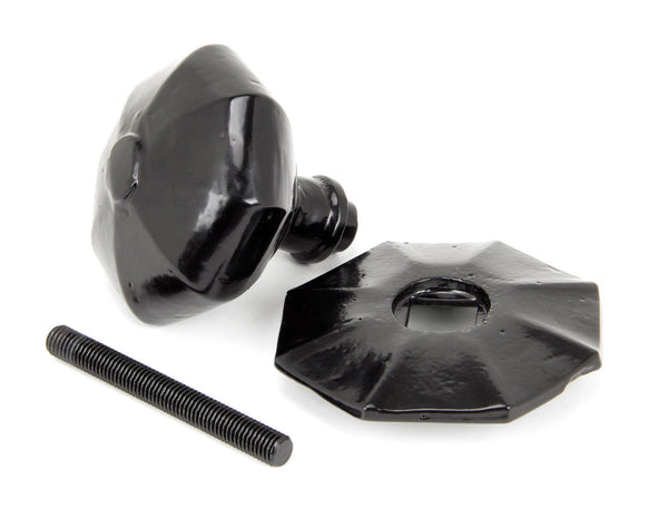 Octagonal Centre Door Knob by From The Anvil