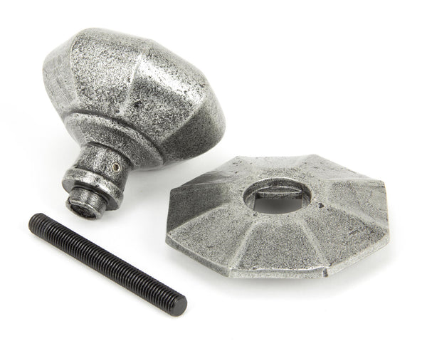 Octagonal Centre Door Knob by From The Anvil