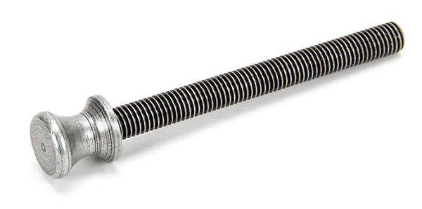 Pewter ended SS M10 110mm Threaded Bar