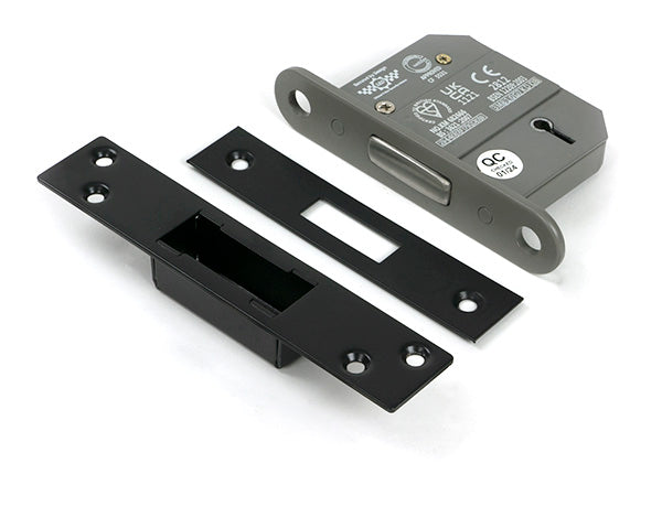 Black 2½" BS 5 Lever Deadlock