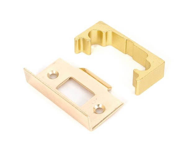 From The Anvil, Electro Brassed ½" Rebate Kit for Tubular Mortice Latch, Security Products, Latches