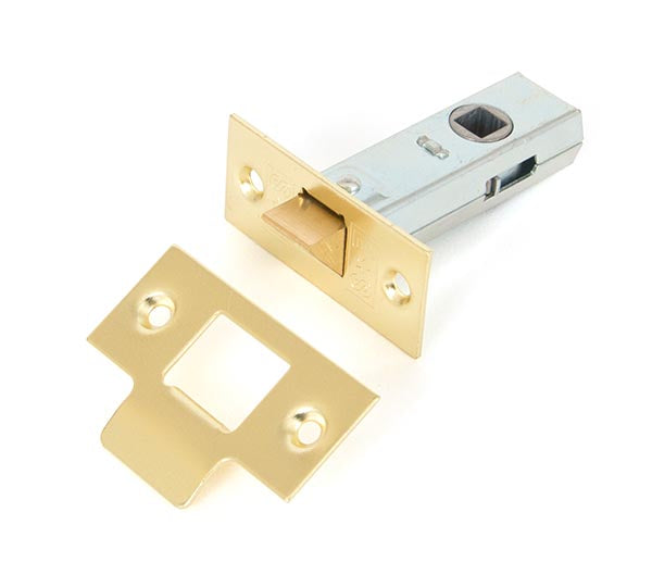 From The Anvil, Electro Brassed 2½" Tubular Mortice Latch, Security Products, Latches