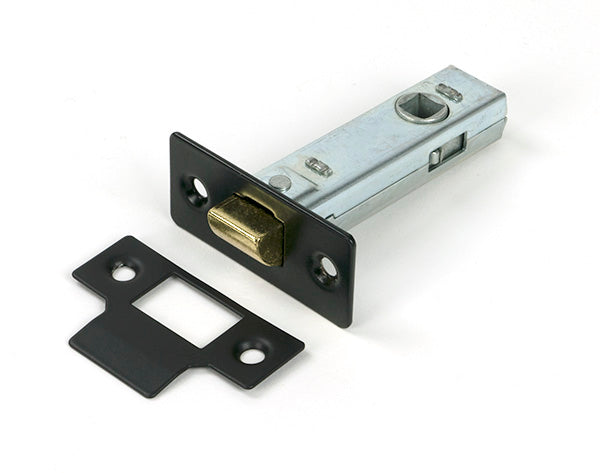 Black 3" Tubular Mortice Latch