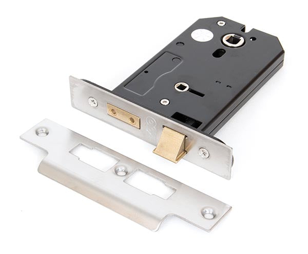 From The Anvil, SS 5" Horizontal Bathroom Lock, Security Products, Bathroom Locks