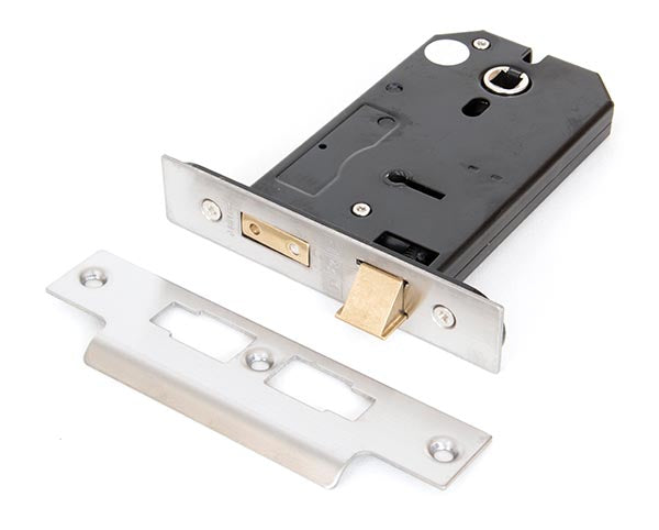 From The Anvil, SS 5" Horizontal 3 Lever Sash Lock, Security Products, Horizontal Locks