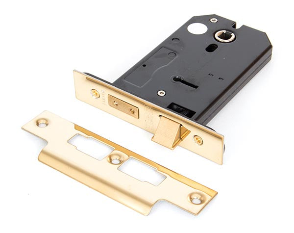 From The Anvil, PVD 5" Horizontal 3 Lever Sash Lock, Security Products, Horizontal Locks