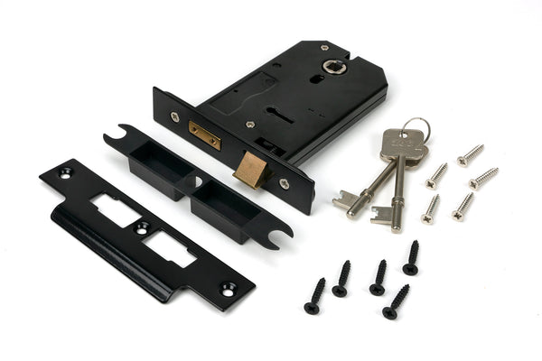 5" Horizontal 3 Lever Sash Lock by From The Anvil