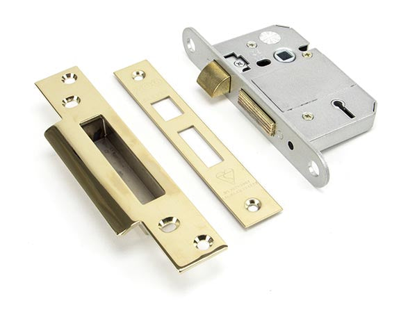 From The Anvil, PVD 2½" 5 Lever BS Sash Lock, Security Products, Sash Locks