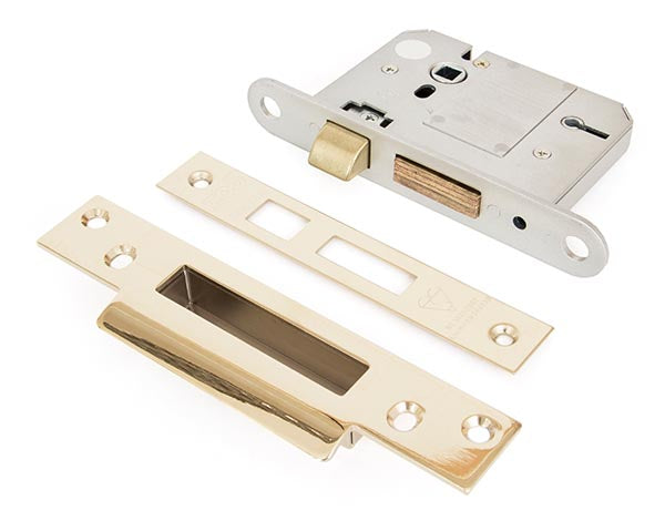 From The Anvil, PVD 3" 5 Lever BS Sash Lock, Security Products, Sash Locks