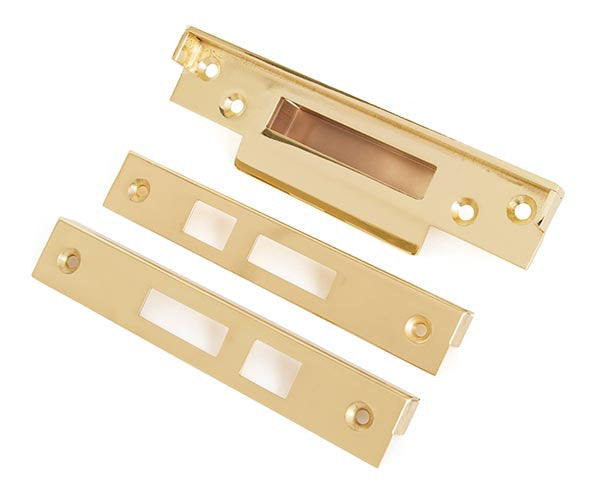 From The Anvil, Electro Brassed ½" Rebate Kit for Sash Lock, Security Products, Sash Locks