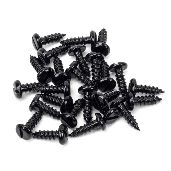 From The Anvil's Black Round Head Screws (25)