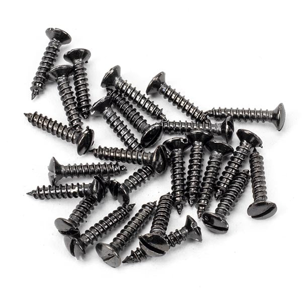 From The Anvil, Dark Stainless Steel 6x¾" Countersunk Raised Head Screw (25), Door Bolts & Chains, Screws & Bolts