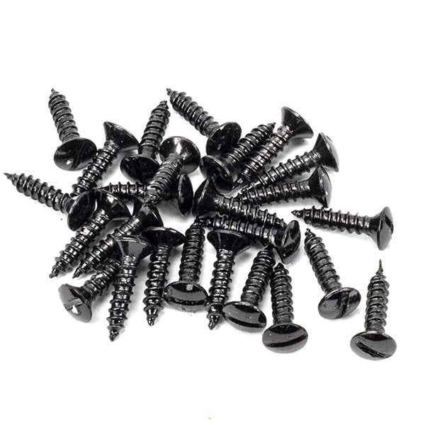 From The Anvil, Dark Stainless Steel 8x¾" Countersunk Raised Head Screw (25), Door Bolts & Chains, Screws & Bolts