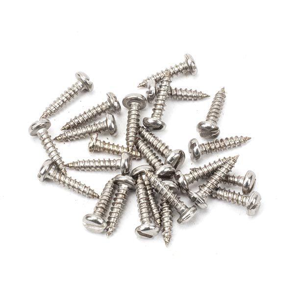 From The Anvil, Stainless Steel 4x½" Round Head Screws (25), Door Bolts & Chains, Screws & Bolts