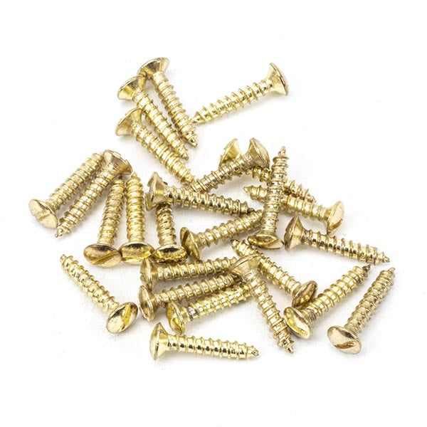 From The Anvil, SS 4x¾" Countersunk Raised Head Screws (25), Door Bolts & Chains, Screws & Bolts