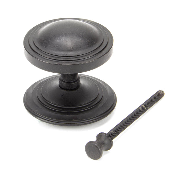 Art Deco Centre Door Knob by From The Anvil