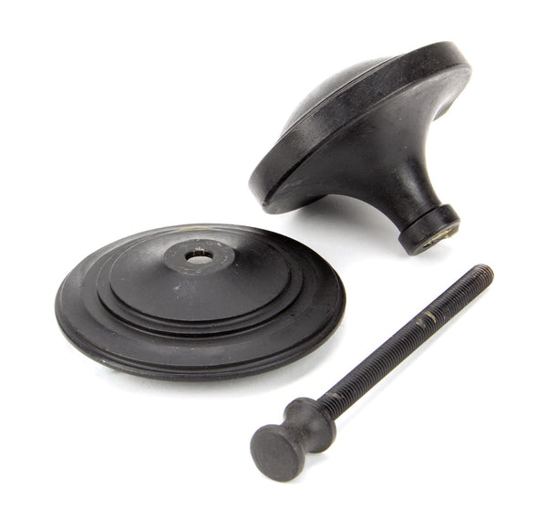 Art Deco Centre Door Knob by From The Anvil