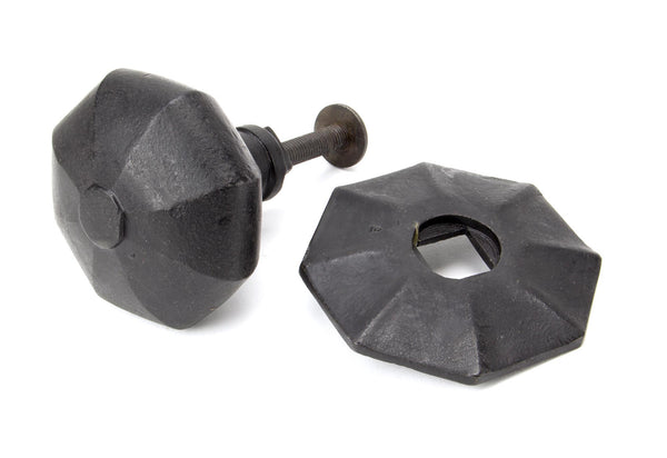 Octagonal Centre Door Knob by From The Anvil