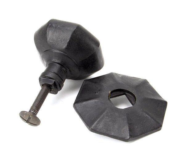 Octagonal Centre Door Knob by From The Anvil