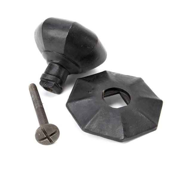 Octagonal Centre Door Knob by From The Anvil
