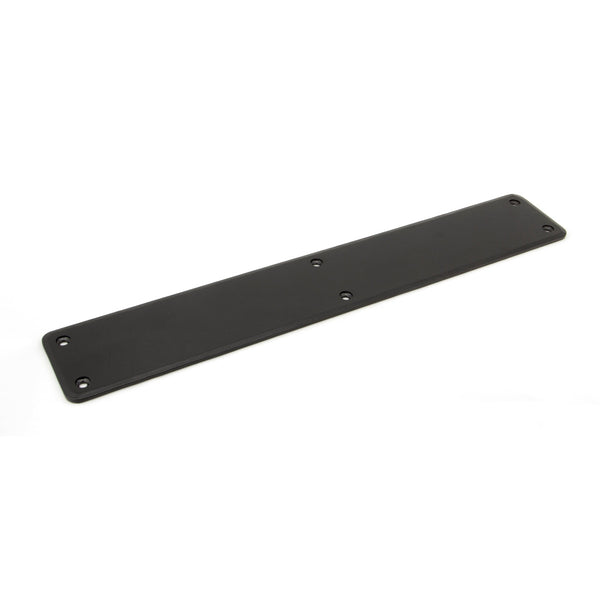 Black 400mm Plain Fingerplate