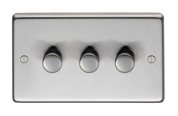From The Anvil's Satin Stainless Steel LED Dimmer Switch
