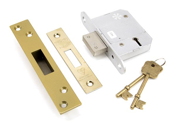 From The Anvil, PVD 2½" 5 Lever BS Deadlock KA, Security Products, Deadlocks & Deadbolts