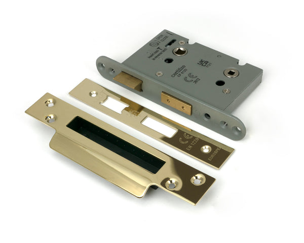 From The Anvil's PVD Brass Heavy Duty Bathroom Mortice Lock