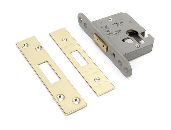 From The Anvil, PVD 2½" Euro Profile Dead Lock, Security Products, Deadlocks & Deadbolts