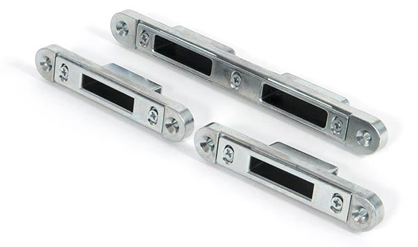 From The Anvil, Bright Zinc Plated Espag Plain Keep Set, Window Hardware, Multi-Point Locks