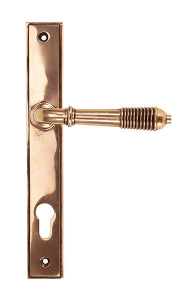 From The Anvil, Reeded Slimline Lever Espag. Lock, Door Handles, Espagnolette