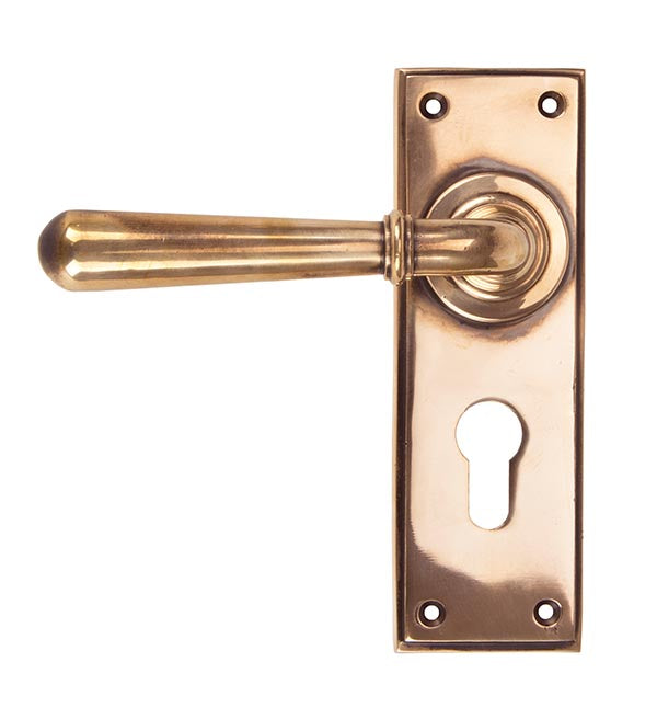 From The Anvil, Newbury Lever Euro Lock Set, Door Handles, Lever Euro