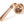 From The Anvil's Polished Bronze Newbury Lever on Rose Set