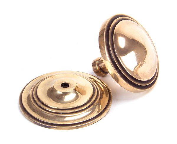 Art Deco Centre Door Knob by From The Anvil