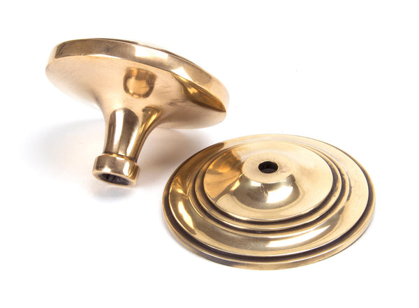 Art Deco Centre Door Knob by From The Anvil