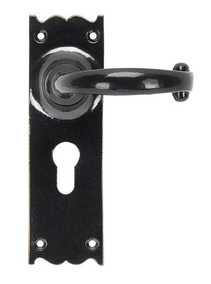 From The Anvil, Cottage Lever Euro Lock Set, Door Handles, Lever Euro