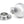 Satin Chrome Heavy Beehive Mortice/Rim Knob Set