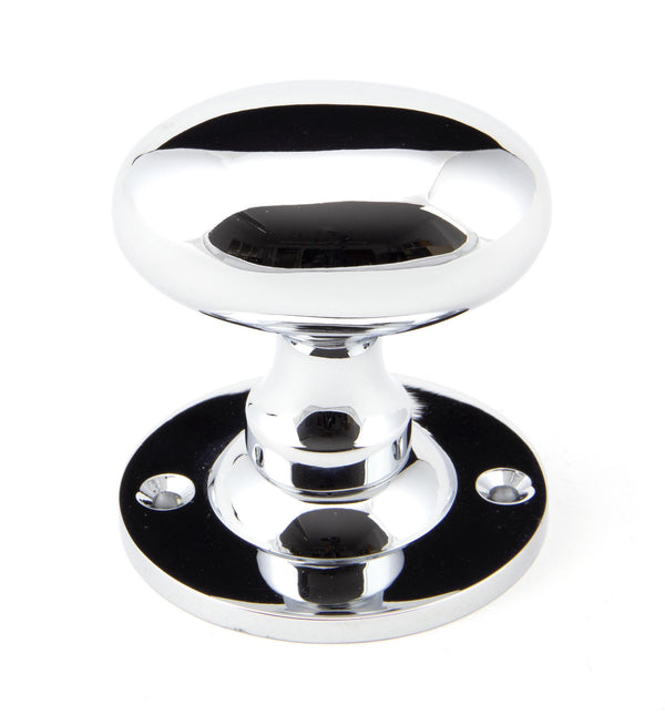 Oval Mortice/Rim Knob Set