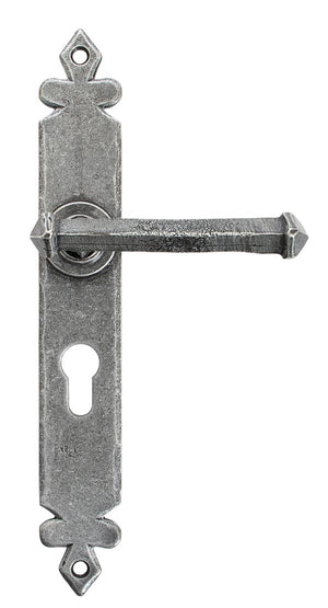 From The Anvil, Tudor Lever Euro Lock Set, Door Handles, Lever Euro