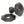 Octagonal Mortice/Rim Knob Set by From The Anvil