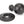 Round Mortice/Rim Knob Set