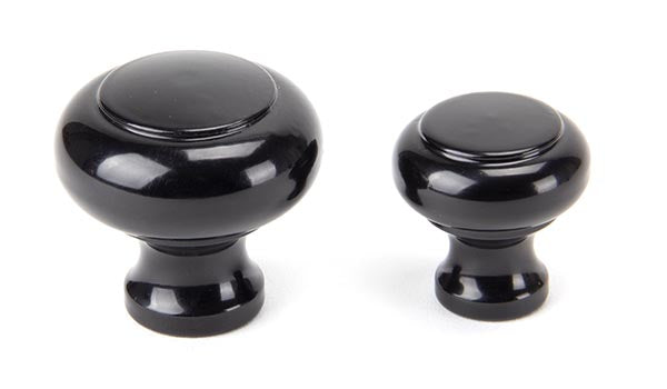 Black Regency Cabinet Knob - Small